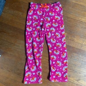 Fox pajama fuzzy pants
